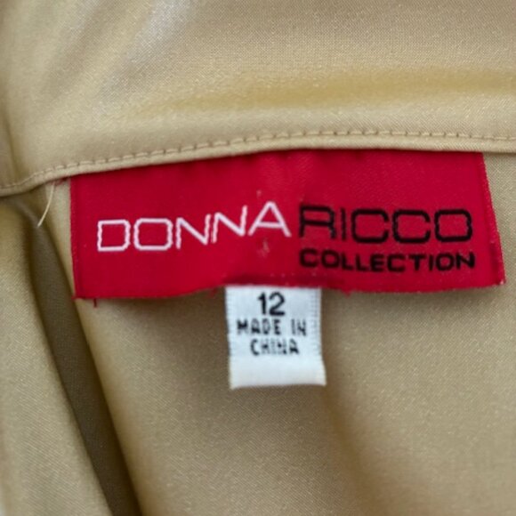 Donna Ricco Gold Ball Gown - Picture 5 of 5